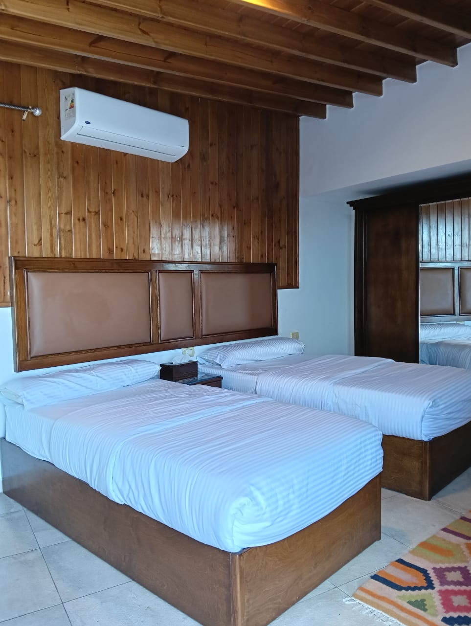 Rooftop room with sea view