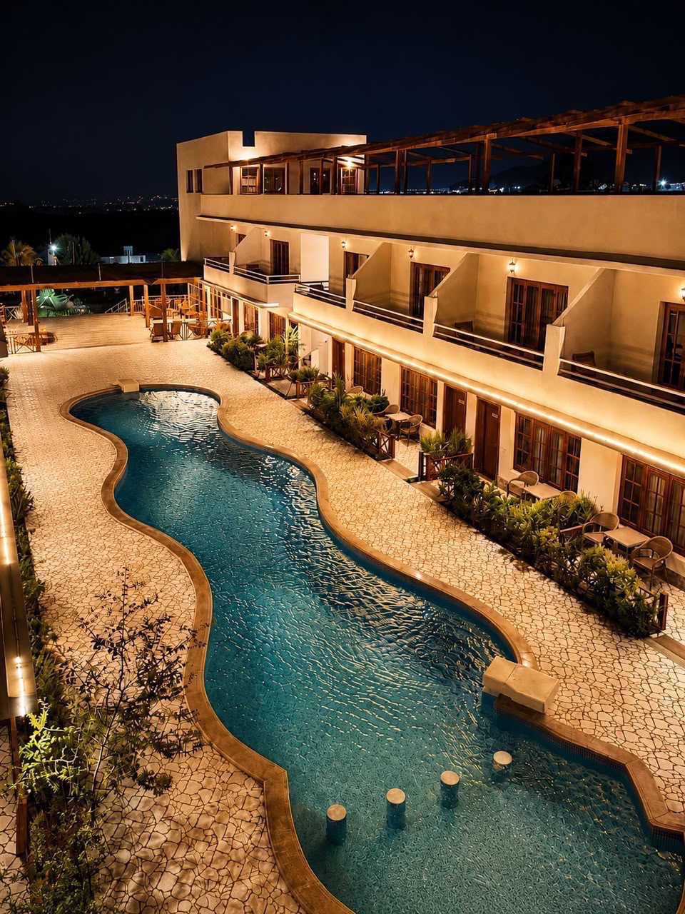 Single Room with Pool View