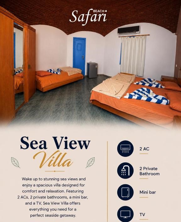 Sea View Villa - (6 Adults)