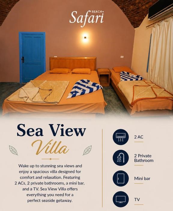 Sea View Villa - (6 Adults)