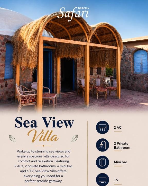 Sea View Villa - (6 Adults)